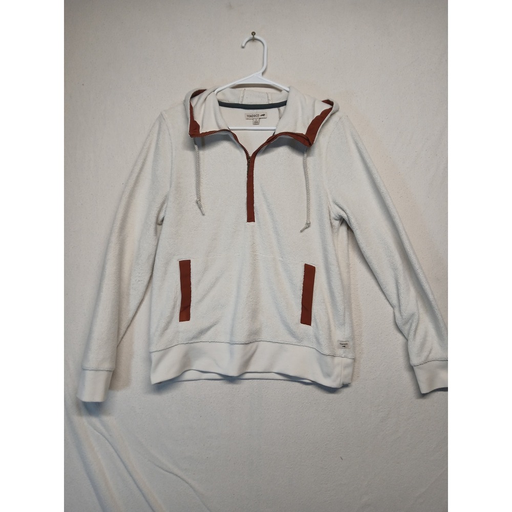 Toad & Co fleece 1/2 zip pullover womens small jacket‎